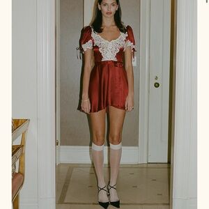 Mirror Palais Red Mini Dress